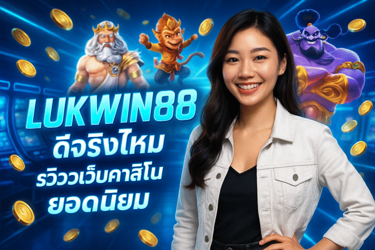 LUKWIN88 ดีจริงไหม รีวิวเว็บคาสิโนยอดนิยม