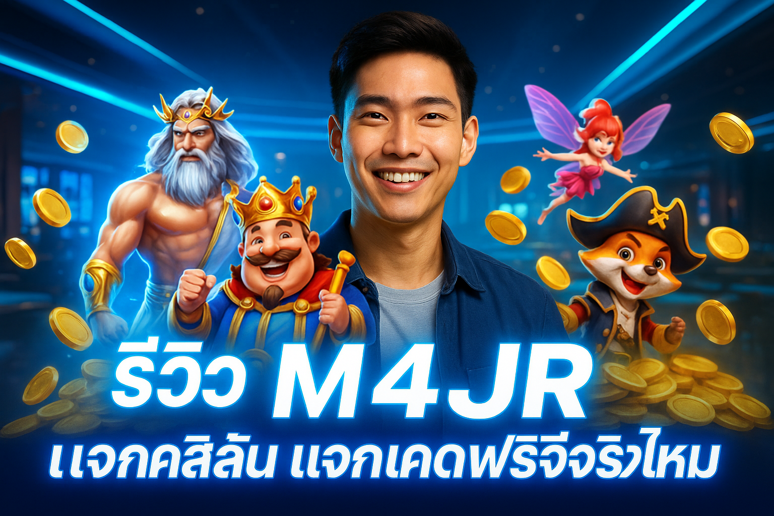 รีวิว M4JR เว็บคาสิโน แจกเครดิตฟรีจริงไหม