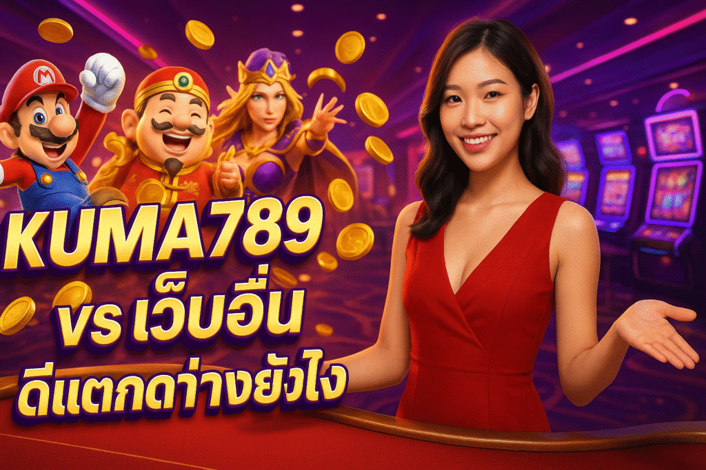 KUMA789 vs เว็บอื่น ดีแตกต่างยังไง